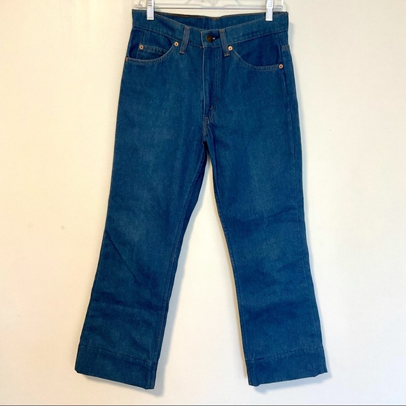 Levi's Vintage 517 Orange Tab Boot Cut Jeans 30”x30” - Picture 2 of 15